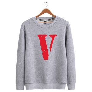 Sweat de luxe à col montant de haute qualité Sweat-shirt en coton biologique lourd Sweat-shirt à col rond surdimensionné vierge avec logo personnalisé - Product Image 5