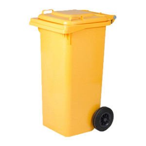 Pattumiera 120 L con Ruote Giallo MP - Product Image 1