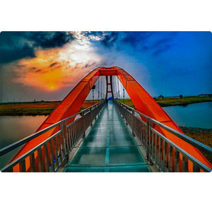 Bản vẽ thiết kế tốt, xây dựng và lắp dựng cầu treo vòm thép (cầu sàn kính đầu tiên của Ấn Độ) - Product Image 2