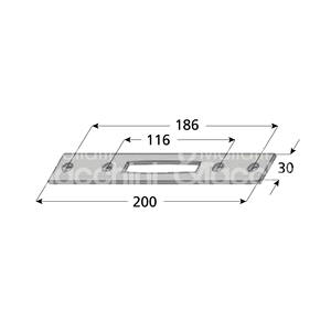 Counterplate สำหรับล็อคชุด4000 - Product Image 1