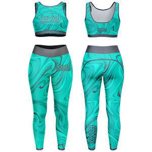 Vêtements de sport en gros pour femmes, ensembles de vêtements de sport pour la salle de sport, vestes de yoga, leggings de sport, soutien-gorge de sport, ensembles de vêtements de sport - Product Image 3
