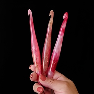 Ensemble de crochets en résine légère à bas prix Poignée confortable ultra-durable pour les projets de couture à tricoter et de bricolage faits à la main - Product Image 4