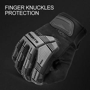 Gants de moto en cuir à prise sûre et longue durée Gants de moto en cuir Armure de protection de qualité supérieure Gants de moto en cuir - Product Image 2