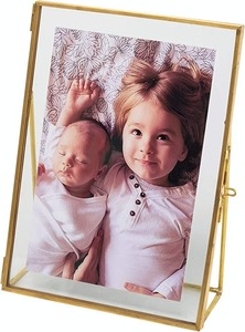<b>Photo</b> display with wide <b>metal</b> <b>photo</b> <b>frame</b> and smooth enamel finishing suitable for wedding or luxury gifting needs - Product Image 6