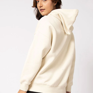 <b>Blue</b> Cropped Hoodie Pullover Wholesale Hood Custom Logo OEM Production <b>Women</b> Hoodie Custom Plain Color Casual Wear <b>Women</b> <b>Hoodies</b> - Product Image 6