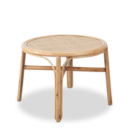 Table ronde en rotin naturel fait à la main de meilleure qualité pour chambre d'enfants du Vietnam