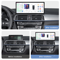 Radio de coche MEKEDE DUDUAUTO con sistema Android y reproductor de DVD para BMW Serie 1 F20 EVO (2017-2023) con pantalla ultra estrecha de 12.3 pulgadas