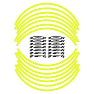 Bandes adhésives jaunes fluo pour roues de moto MV Agusta F3, compatibles avec les autocollants Ruote Moto Cerchi - Product Image 2