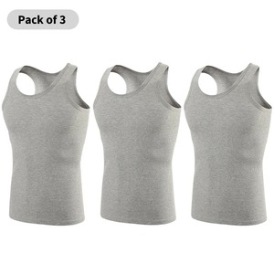 Men's Sleeveless Slimming <b>Body</b> <b>Shaper</b> Vest Compression Shirts <b>Tummy</b> <b>Control</b> Crew Neck Polyester/Cotton Breathable - Product Image 6