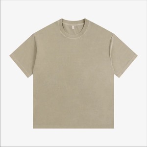 T-shirts personnalisés impression gratuite logo images lavé dégradé vêtements 100% coton chemises culturelles oversize - Product Image 5