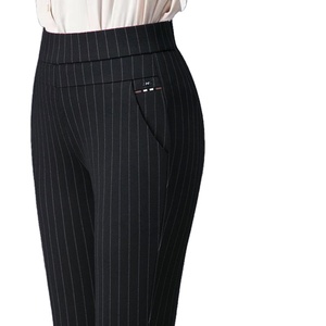Wholesale high-quality <b>women's</b> straight pants <b>women's</b> casual <b>trousers</b> loose thin high waist middle-aged Leisure pencil <b>trousers</b> - Product Image 1