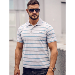 Camisa de Golf de Alta Calidad para Hombre, Diseño Personalizado, Logotipo Bordado, Antiarrugas, Estilo Casual Elegante, Venta al Por Mayor, Tejido de Punto - Product Image 1