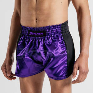 Pantalones Cortos de Muay Thai para Entrenamiento Diario, Cómodos y Ajustables para Hombres, para Entrenamiento, Combate y Artes Marciales - Product Image 2