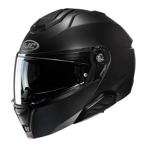 Casco Abierto Urbano HJC I91 Semi Flat Negro con Visera Abatible, Talla XL, Correas Ajustables, Unisex, Nuevo, Carcasa de ABS - Product Image 4