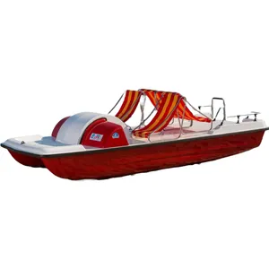Hoge Italiaanse Kwaliteit Glasvezel 5 Persoon Pedaal Boot Capri L Voor Kinderen En Volwassen Voor Meer En Zee
