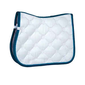 Tapis de selle de cheval en mousse satinée avec design matelassé, doublure douce, ajustement confortable pour l'équitation, logo personnalisé disponible OEM - Product Image 2