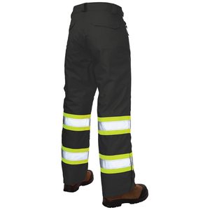Pantalons de sécurité réfléchissants de qualité supérieure avec un matériau néon lumineux pour les travailleurs en cas d'urgence en bord de route - Product Image 6