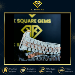 Nouvelle vente chaude, design moderne, acier inoxydable, automatique pour le mouvement, résistant à l'eau, montre de luxe avec bracelet en diamant, unisexe, indien - Product Image 3