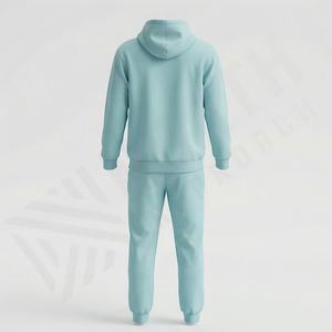 Ensemble de survêtement pour homme, sweat-shirt de sport, 100% coton, tissu respirant, logo personnalisé, ensembles de course en plein air, athlétique, couleur personnalisée - Product Image 2