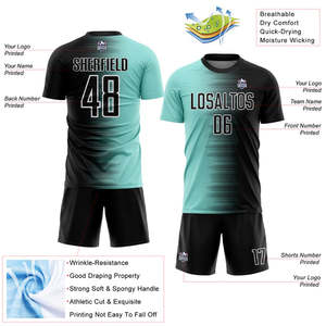 Kits de uniformes de fútbol de entrenamiento de la Academia para atletas jóvenes con paneles elásticos de telas de equilibrio de humedad y durabilidad constante - Product Image 2