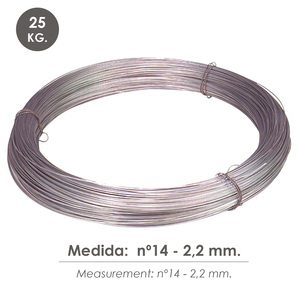 Rotolo di Filo Zincato 25 Kg. No. 14 - 2,2 mm. - Product Image 3