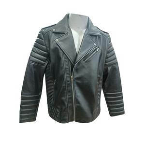 Nuevo producto, superventas, chaqueta de ciclista, chaqueta de cuero de vaca Real para hombre, abrigo de cuero ajustado, chaquetas de cuero para hombre - Product Image 1