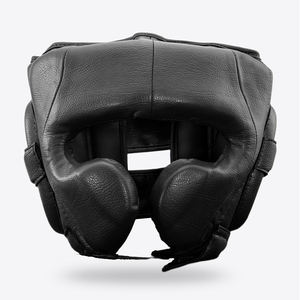 Protège-tête de boxe en cuir texturé en peau de mouton véritable, vêtements de sport, pratique et compétition, protège-tête unisexe - Product Image 4