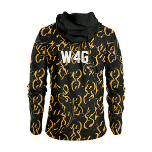 Veste coupe-vent décontractée unisexe à capuche, logo personnalisé, haute qualité, 100% nylon enduit, imperméable, respirante, fermeture éclair - Product Image 5