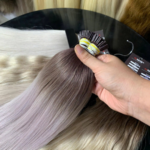 Extensiones de Cabello I Tip, 100% Cabello Vietnamita Virgen de Primera Calidad, Color Ombre Personalizable - Product Image 1