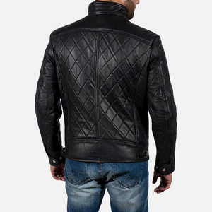 Antique Design Best Quality Custom Men Fashionable <b>Leather</b> <b>Jacket</b> Made in Pakistan Pure <b>Leather</b> <b>Jacket</b> - Product Image 2