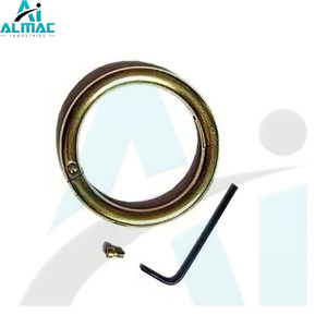 ห่วงจมูกวัวทองเหลืองเกรดสัตวแพทย์พร้อมด้วยกุญแจอัลเลนสำหรับการติดตั้งที่ปลอดภัยและการจัดการวัวอย่างมีมนุษยธรรม - Product Image 2