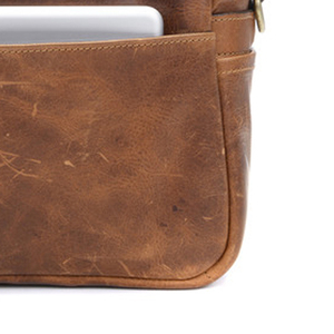 Bolso para ordenador portátil de cuero genuino para hombre, bolso de hombro para oficina, bolso de mano para hombre, maletín de cuero para tableta, bolsos para ordenador portátil a la moda - Product Image 6