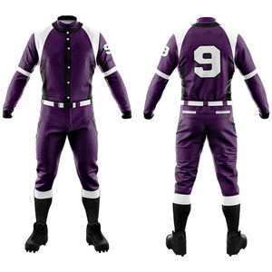 Maillot de baseball pour homme avec numéro 19, bicolore or et bleu marine, manches longues, en polyester respirant, coupe classique, toutes tailles - Product Image 5