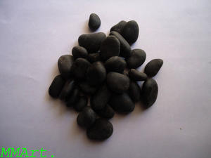 Décoration extérieure complète de beauté galets polis noirs de jais galets en pierre naturelle aménagement paysager produit chimique en polyuréthane - Product Image 6