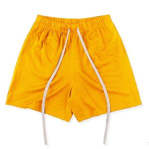 Pantalones cortos de entrenamiento transpirables de malla ligera para hombre, pantalones deportivos de verano para correr - Product Image 4