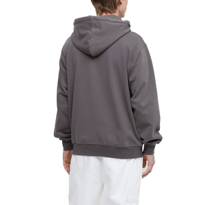 Customized Made Chenille Embroidery Letter Men Hoodie <b>Fleece</b> Zipper Up College Hoodie Breathable Polyester Cotton Men's Hoodie - Product Image 3