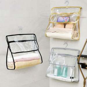 Nouvelle trousse de rangement imperméable de grande capacité, antichoc, avec fermeture éclair imperméable, trousse de rangement transparente pour cosmétiques - Product Image 4