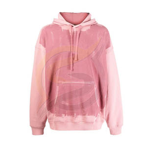 Haute qualité 100% coton lavé à l'acide sweat à capuche français haute rue série Vintage pull pierre lavé impression populaire Style Vintage - Product Image 3