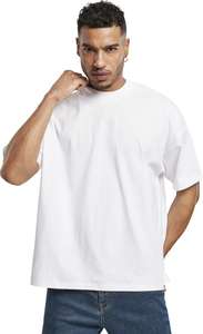 300gsm Épais Coton Surdimensionné Lourd Respirant T Shirt Streetwear Hommes Mock Neck Tee Boxy Blanc Imprimé T-Shirts pour Hommes - Product Image 4