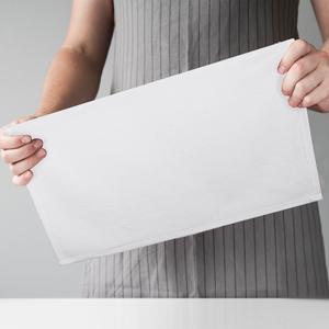 Ensemble de serviettes éponge unilatérales 100% coton plat en bambou tissé à carreaux conçu sur mesure pour un usage commercial domestique pour les serviettes de cuisine - Product Image 6