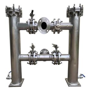 ตัวกรองแบบอินไลน์ด้วยตนเองสำหรับระบบถ่ายโอนตัวทำละลายโครงสร้างการปิดสื่อน้ำมันที่อุณหภูมิสูง - Product Image 1