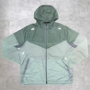 Fabricants en vrac 2024 haute qualité bloc de couleurs coupe-vent personnalisé survêtements coupe-vent en nylon pour hommes - Product Image 1