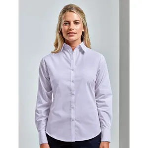 Poplin Long Sleeve Blouse Corporate Merchandising Promotional Polo Shirts - Product Image 2