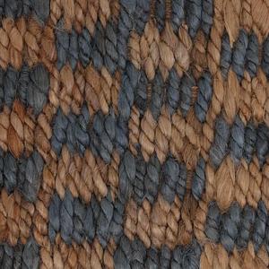 พรมปอกระเจาคุณภาพสูงทำมือคลุมพื้นเป็นมิตรต่อสิ่งแวดล้อมผ้าทอเส้นใยธรรมชาติสไตล์โบฮีเมียนแบบย้อนกลับได้ทนทานแบบยั่งยืน - Product Image 3