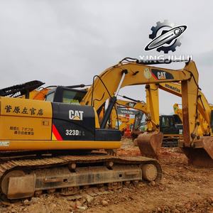 Excavatrice d'occasion Caterpillar323D2L, marque japonaise d'origine, 23 tonnes, excavatrice de taille moyenne, chenilles en caoutchouc, grandes excavatrices - Product Image 5