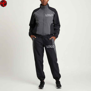 Conjunto de chándal cortavientos con capucha estampado para hombre, corte holgado, cremallera completa, ropa deportiva, pantalones jogger, otoño, venta al por mayor, nailon y algodón - Product Image 6