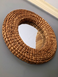 Espejo de jacinto de agua para decoración, colgante de pared de forma redonda, Natural, para decoración, fabricante de Vietnam, gran oferta - Product Image 6