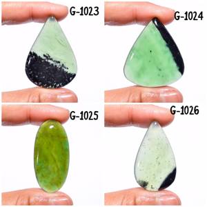 หยกไนเฟรตอัญมณี หยกไนเฟรต Cabochon รูปร่างผสม หยกไนเฟรตสีเขียว แคนาดา อัญมณีหลวมสําหรับทําเครื่องประดับ - Product Image 4