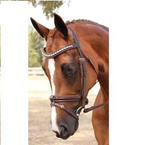 Bride en cuir pour chevaux Design personnalisé Prix bon marché Vente en gros Bride en cuir pour chevaux en cuir véritable de haute qualité 2019 - Product Image 4