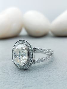 Custom Fancy Solitaire Engagement Wedding Anniversary Gift <b>Ring</b> VVS Lab Grown <b>Set</b> Trendy 925 Sterling <b>Silver</b> Diamond Parties - Product Image 2